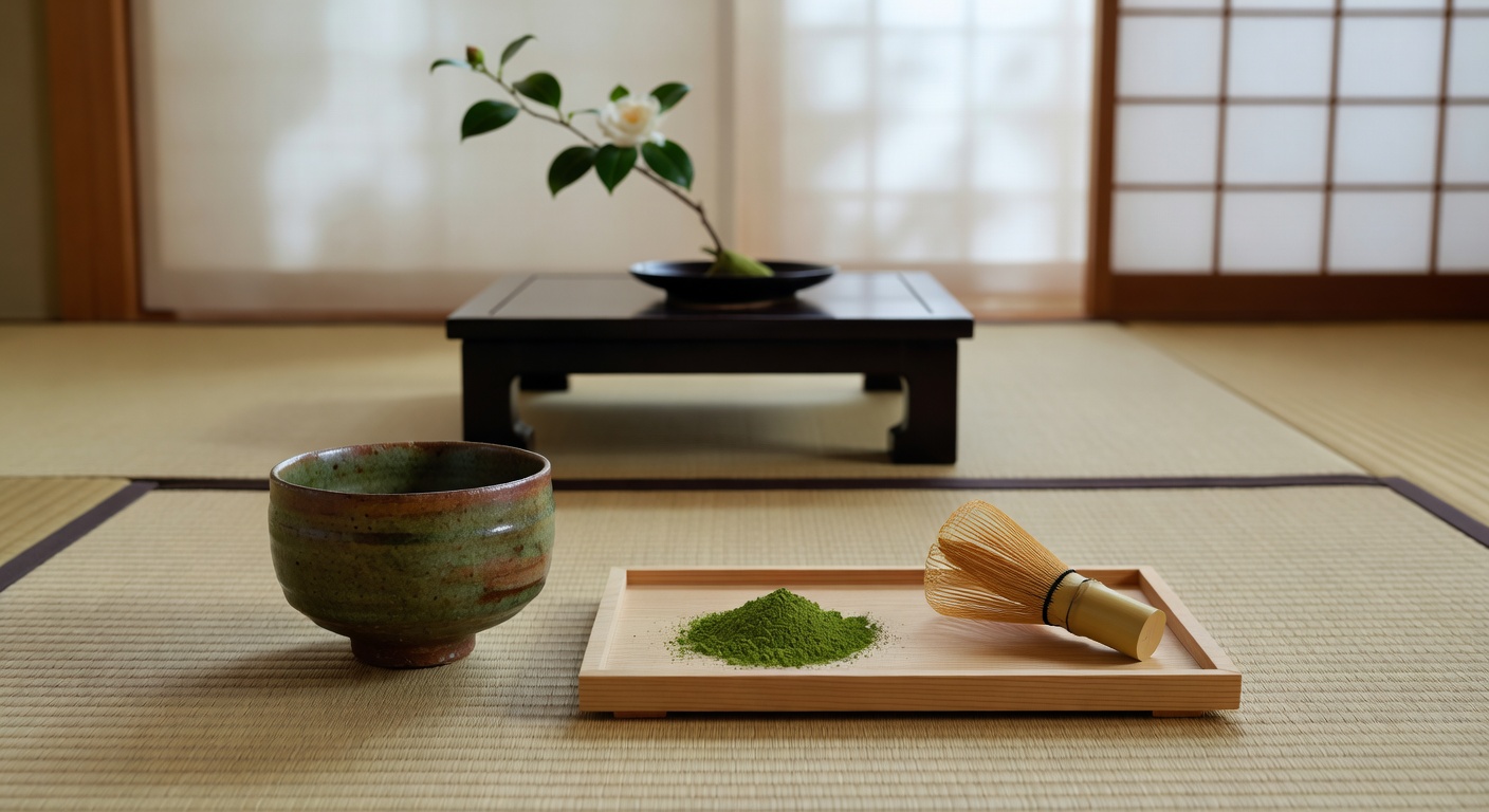 朝の抹茶